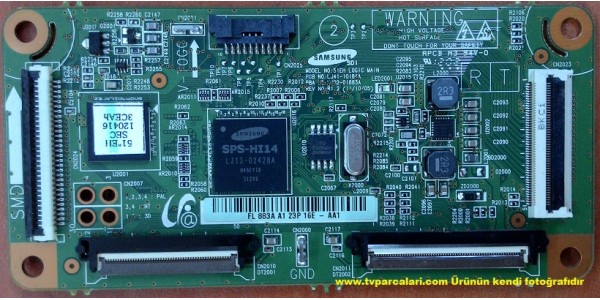 LJ41-10184A, LJ92-01883A, 51EH LOGIC MAIN, SAMSUNG PS51E490B1W, PS51E450A1W, CTRL LOGIC BOARD